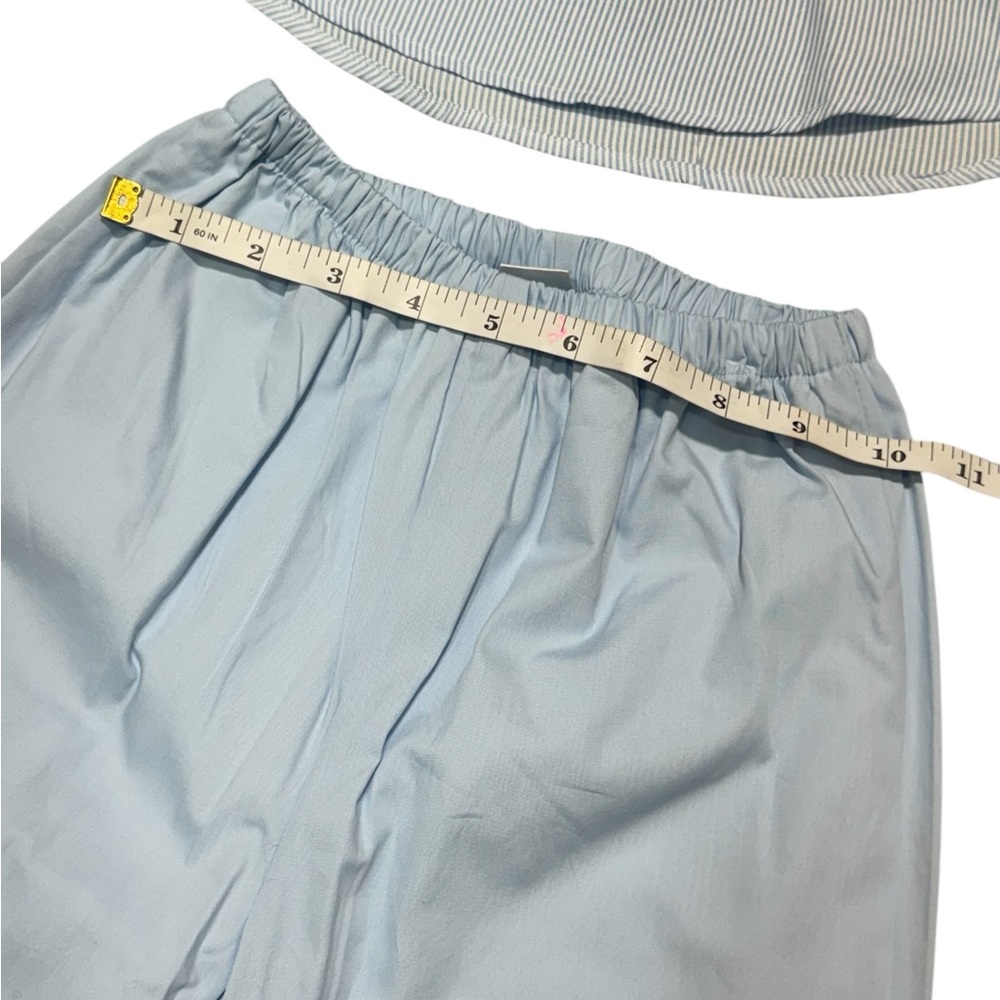 Edgehill Boys Blue Stripe Outfit Set Shirt Pants Easter Spring NWT Size 6 - Picture 6 of 11